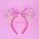Mint Iridescent Sparkle Mickey Ears