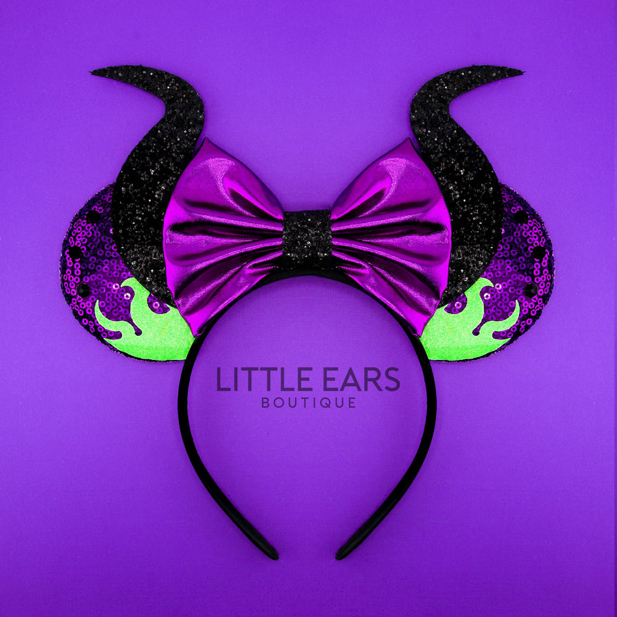 Mistress of All Evil Glitter Ears