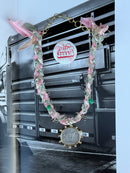 Mixed Metals Braided Bandana Necklace