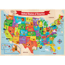 USA Map - 44 Piece Wood Jigsaw Puzzle