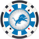 Detroit Lions 100 Piece Poker Chips