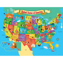 Explorers - USA Map 60 Piece Kids Jigsaw Puzzle