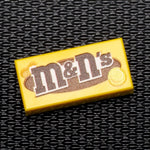 M&N's (Peanut) - B3 Customs® Printed 1x2 Tile Custom LEGO Parts B3 Customs 