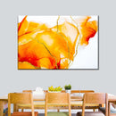 Abstract Orange Spill Wall Art