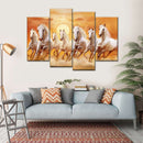 Seven Running Horses Wall Art