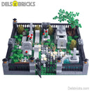 Halloween Cemetary Playset Lego Minifigures Horror Custom Toys