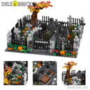 Halloween Cemetary Playset - New Lego Minifigures Horror Custom Toys