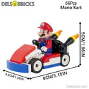 Mario Kart Super Mario Brothers Lego Minifigures Custom Toys