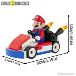 Mario Kart Brothers Super Mario Lego Minifigures Custom Toys