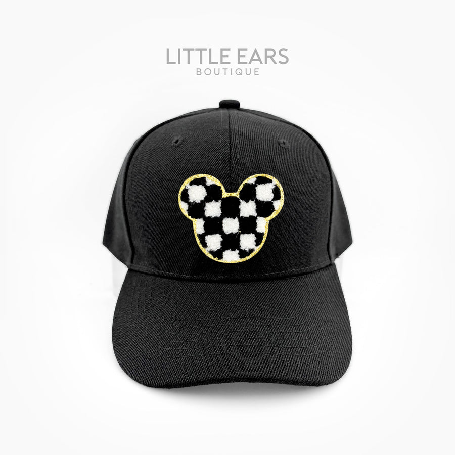 Plaid Chenille Patches Hat