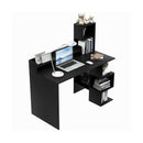 Modern Computer Desk with Storage Bookshelf and Hutch for Home Office