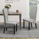 Modern Dining Chair with High Backrest High-density Sponge Cushion