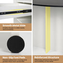 Modern Reception Desk Front Counter Desk with Oval Tabletop