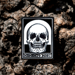 Memento Mori Skull Enamel Pin