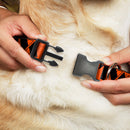 Plastic Clip Collar - Loki Series TVA TIME VARIANCE AUTHORITY Text Orange/Black