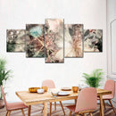 Abstract Floral Elements Wall Art