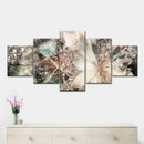 Abstract Floral Elements Wall Art