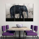 Abstract Elephant Silhouette Wall Art