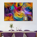 Abstract Tropical Flowers Wall Art