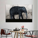 Abstract Elephant Silhouette Wall Art