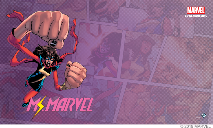 Marvel Champions LCG: Ms. Marvel Game Mat