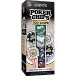 New Orleans Saints 100 Piece Poker Chips