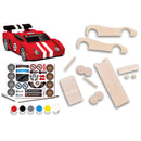 Race Car Buildable Wood Craft & Paint Kit