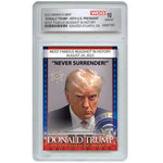 Trump Mugshot Collector Trading Card - Graded Gem Mint 10