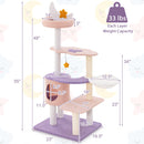 Multi-level Cat Tower with Sisal Covered Scratching Posts