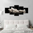 White Wolves Wall Art