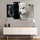 Tale Of Two Wolves Wall Art