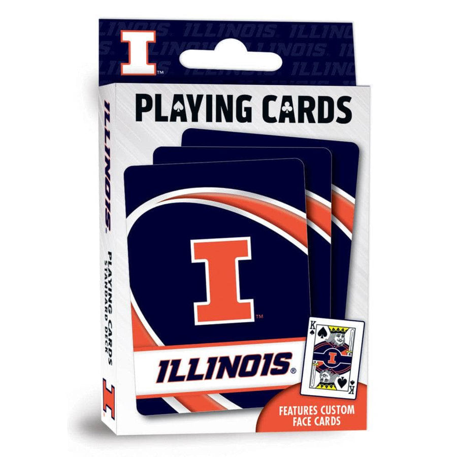 Illinois Fighting Illini Playing Cards - 54 Card Deck