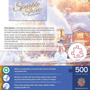 Sparkle & Shine - Snowman Cottage 500 Piece Glitter Jigsaw Puzzle