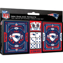 New England Patriots - 2-Pack Playing Cards & Dice Set