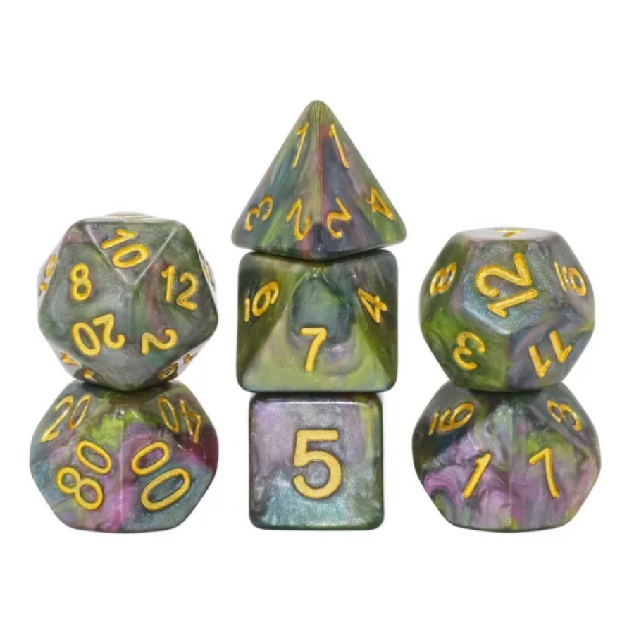 Mystic Woodland RPG Dice Set