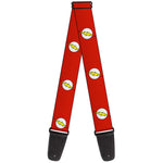 Guitar Strap - Flash Logo Red White Yellow