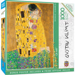 MasterPieces of Art - The Kiss 1000 Piece Jigsaw Puzzle