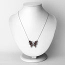 4.60 Carat Genuine Garnet .925 Sterling Silver Necklace