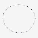 1.98 Carat Genuine Blue Sapphire .925 Sterling Silver Necklace