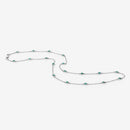 1.80 Carat Genuine Emerald .925 Sterling Silver Necklace