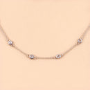 1.62 Carat Genuine Morganite .925 Sterling Silver Necklace