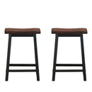 24 Inch Height Set of 2 Home Kitchen Dining Room Bar Stools