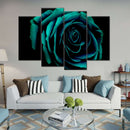 Green Flower Wall Art