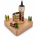 Big Ben, London Musical Figurine with Moving Magnetic Car