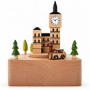 Big Ben, London Musical Figurine with Moving Magnetic Car