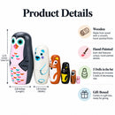 Set of 6 Animals Wooden Nesting Dolls