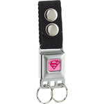 Keychain - Superman Full Color Pink