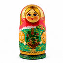 5 Girls with Basket Flowers Nesting Dolls  6.5 Inches