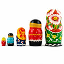 Set of 5 Farmers Family Nesting Dolls 7 Inches