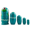 Set of 5 Alla Nesting Dolls  7 Inches